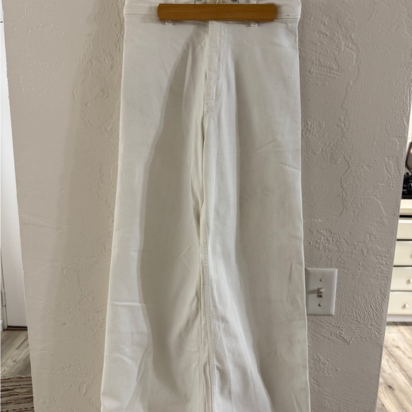 Zara Cream Flare & Wide Leg Jeans - Picture 2 of 11